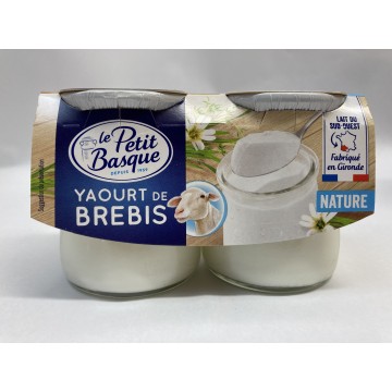 Yaourt au lait de Brebis - Nature - Ferme Zabalainia